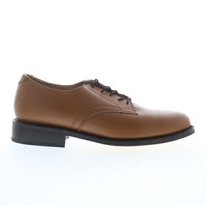 Hitchcock Mens Windsor Oxford Classic Brown Shoes (NWT)